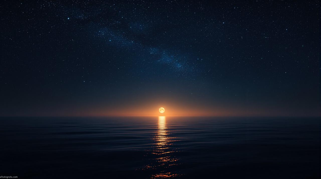 韩国电影视频 - 月夜星空背景